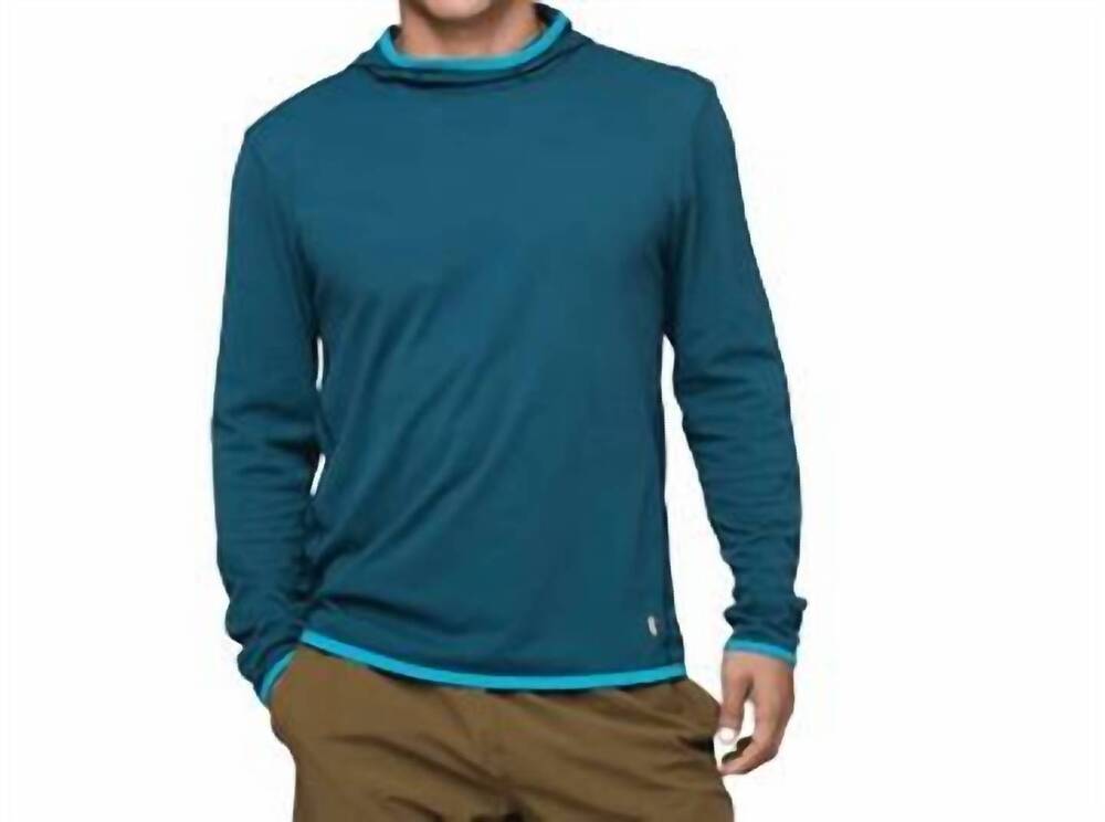 NEW COTOPAXI sombra sun hoodie in deep ocean
